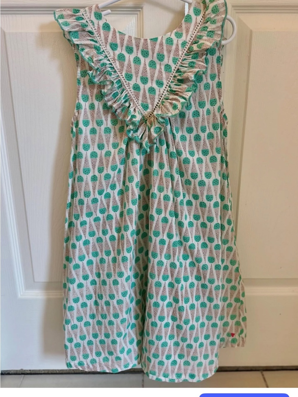 EUC pink Chicken girls ice cream dress size 12